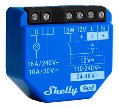 Shelly 1 Gen3 Relais