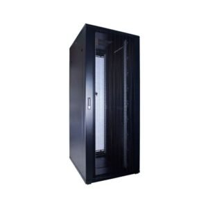 netzwerkdirekt Serverschrank - 42 HE 19”, Glastür, 600 x 600 x 2000mm