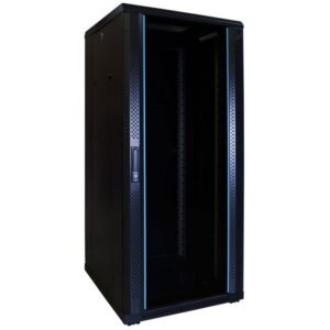 netzwerkdirekt Serverschrank - 27 HE 19”, Glastür, 600 x 600 x 1400mm