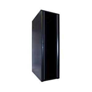 netzwerkdirekt Serverschrank - 42 HE 19”, Glastür, 600 x 1000 x 2000mm