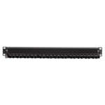 netzwerkdirekt Patchpanel 19" CAT 6a STP - 24 Ports - B-Ware