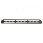 netzwerkdirekt Patchpanel 19" CAT 6a STP - 24 Ports - B-Ware