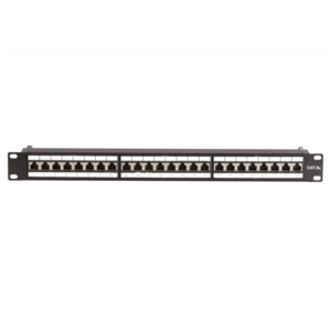 netzwerkdirekt Patchpanel 19" CAT 6a STP - 24 Ports - B-Ware