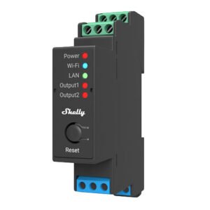 Shelly Pro 2 – 2-Kanal Relais für Hutschiene