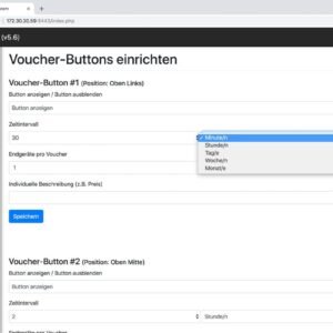 Voucher-Code Einheit Minuten - netzwerkdirekt Voucher Drucker